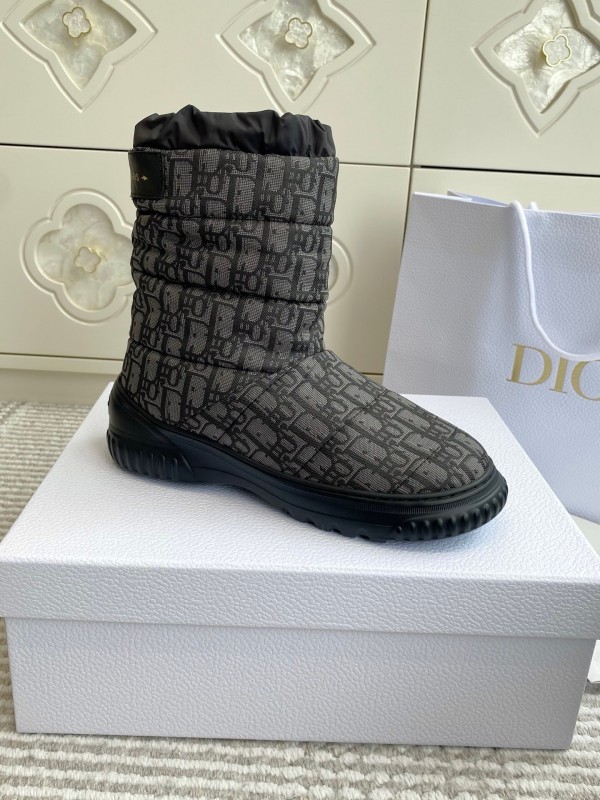 Dior Frost Ankle Boots Wool Platform Snow Boots - KFY00300
