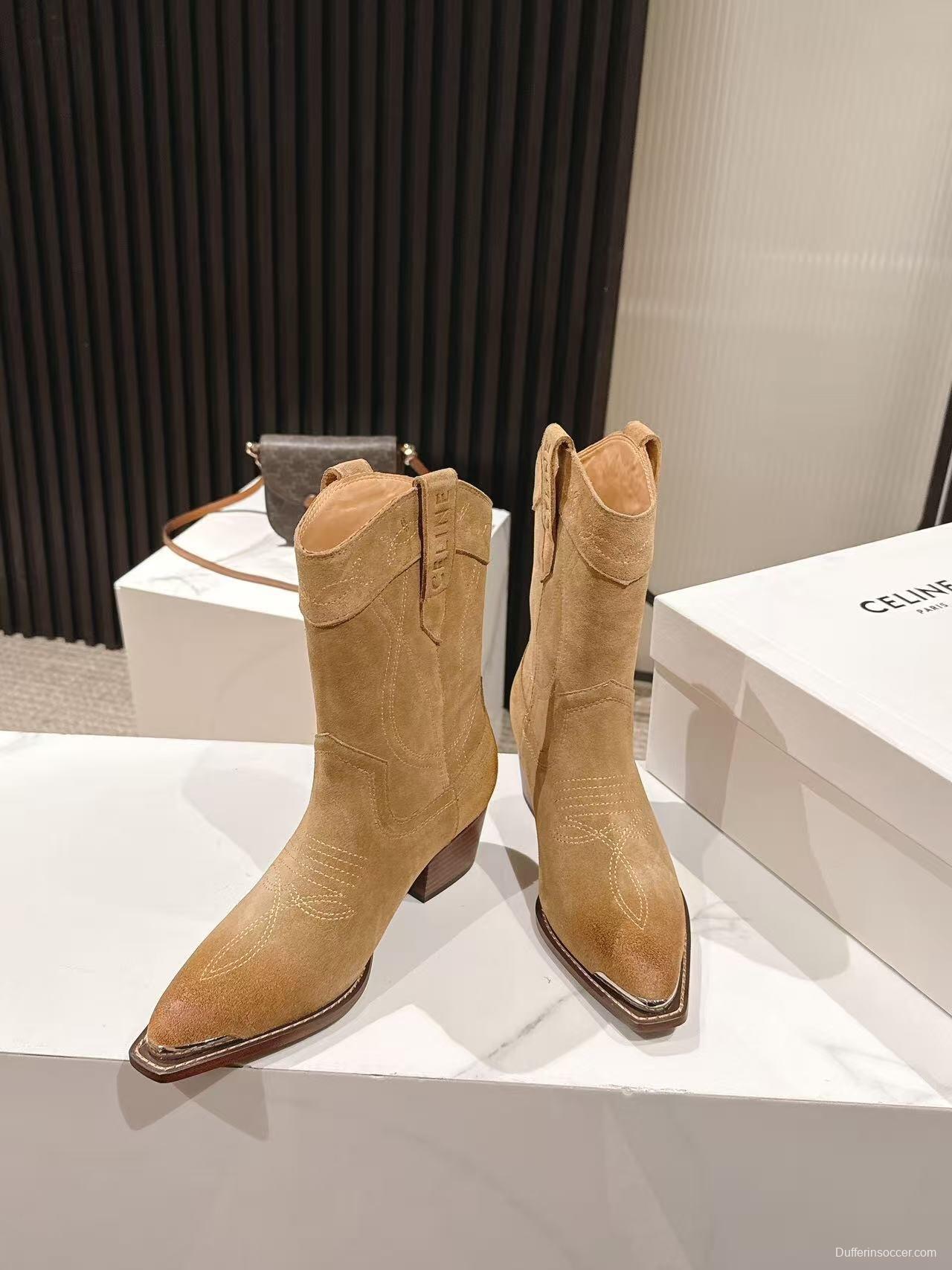CELINE Fashion Boots 2025 SS Collection with Arch of Triumph Logo - LY00440