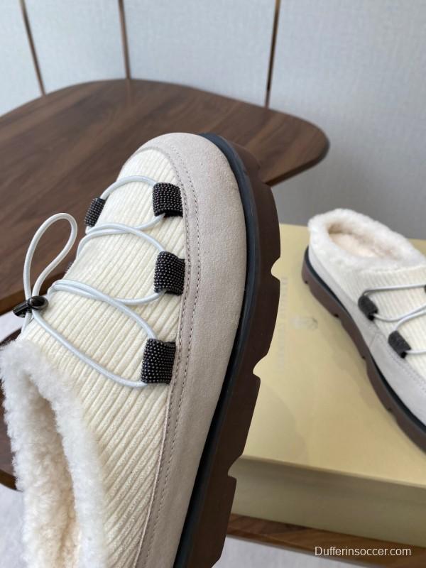 Brunello Cucinelli Open Walk Ankle Boot Winter Snow Boots - AS00300