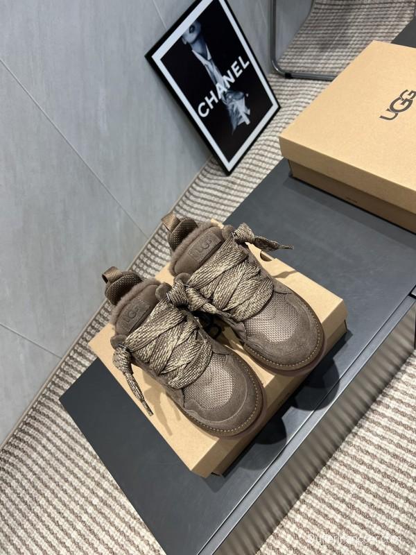 UGG Platform Loafers Series Round Toe Platform Casual Shoes - MJ00270