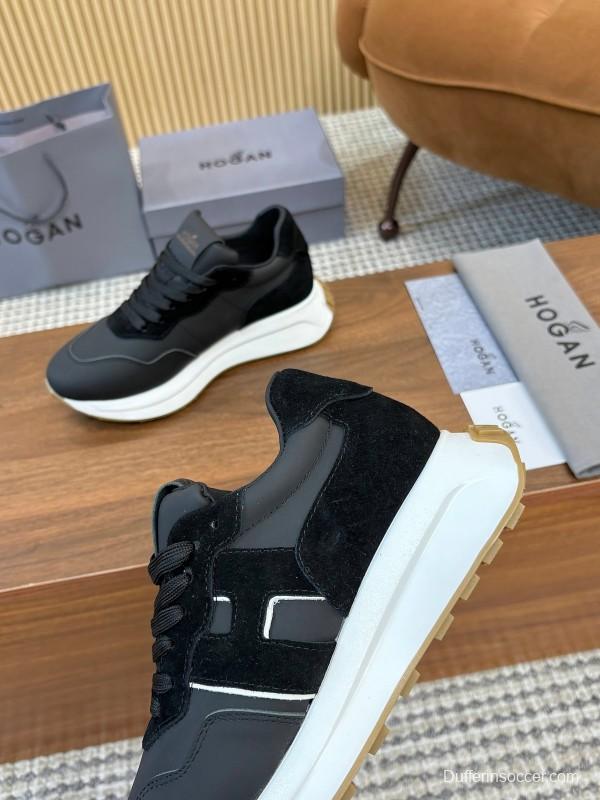 Hogan H-STRIPES Series Couple Thick Sole Dad Shoes Airship Sneakers - AS00350