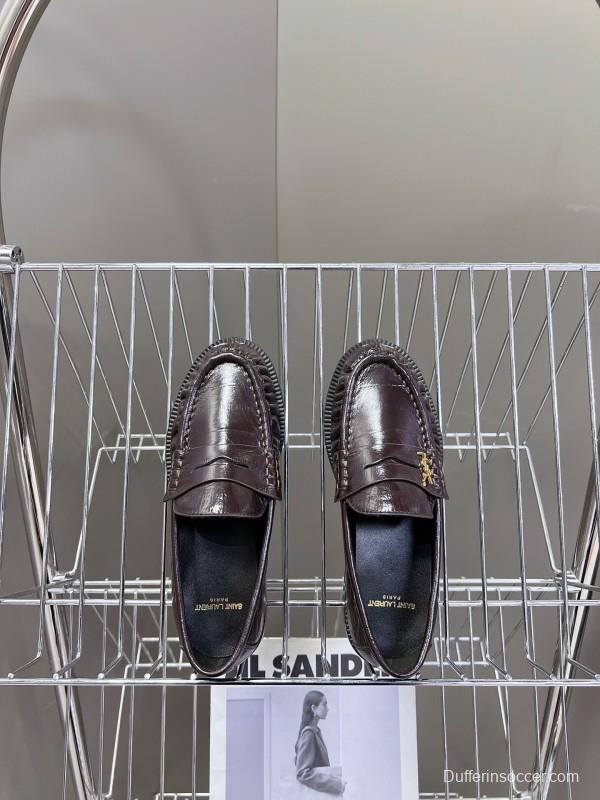 Saint Laurent 2025/SS Classic Loafer Shoes - KFY00350