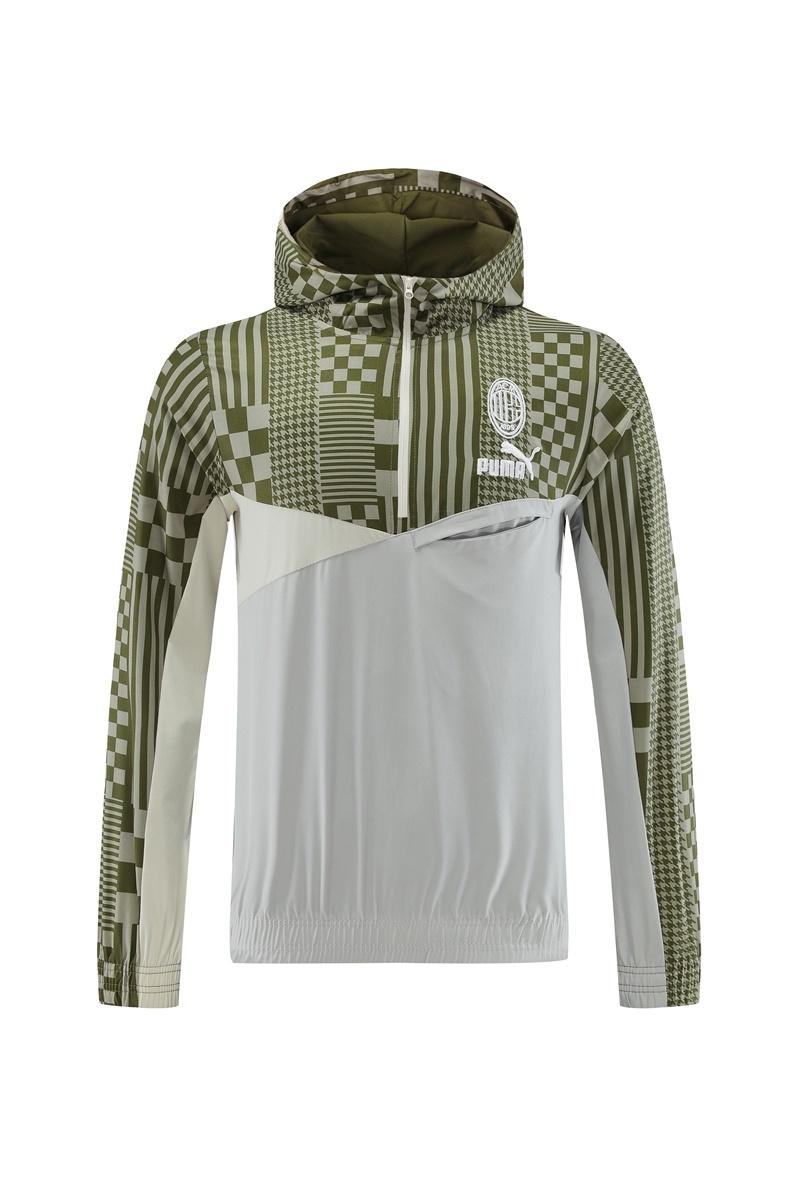 AC Milan Half Zipper Jacket+Long Pants S-2XL