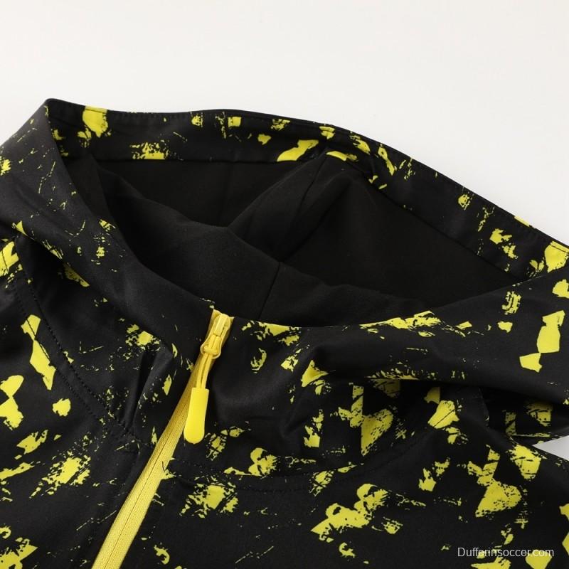 Borussia Dortmund Half Zipper Jacket+Long Pants S-2XL