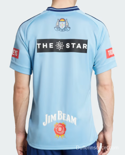 2026 NSW Blues Sky Blue to Navy Blue Gradient with Diamond Pattern Jersey