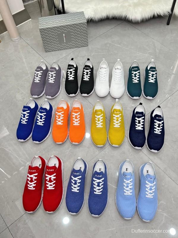 Kiton Four Seasons Classic Casual Knit Shoes - KFY00300