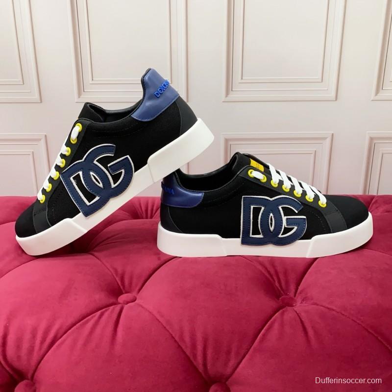 Dolce & Gabbana 2025 SS New Collection Luxury Embroidered Logo Sneakers - AS00300