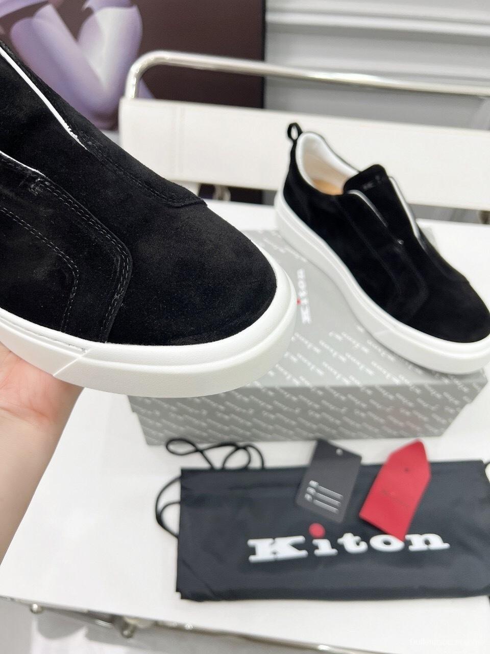 Kiton 2025/SS Slip-On Casual Men's Shoes - KFY00320