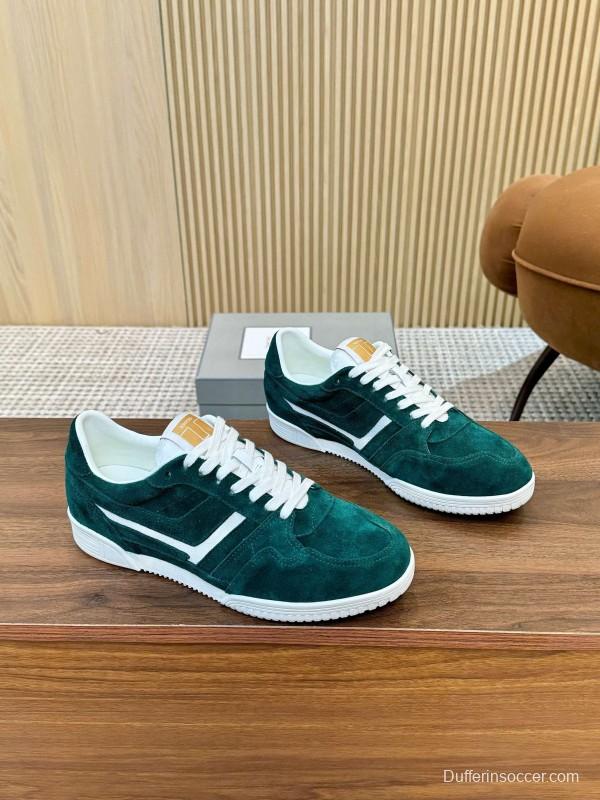 Tom Ford 2025 SS Casual Shoes with Classic Color Blocking and Imported Leather Insole - AS00350