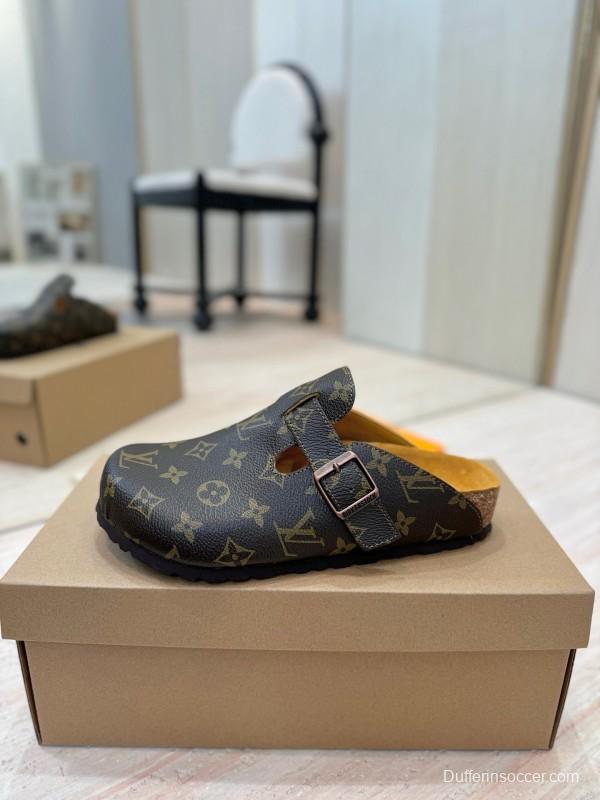 Louis Vuitton Boston Closed-Toe Soft Sole Mule Slippers - KFY00300