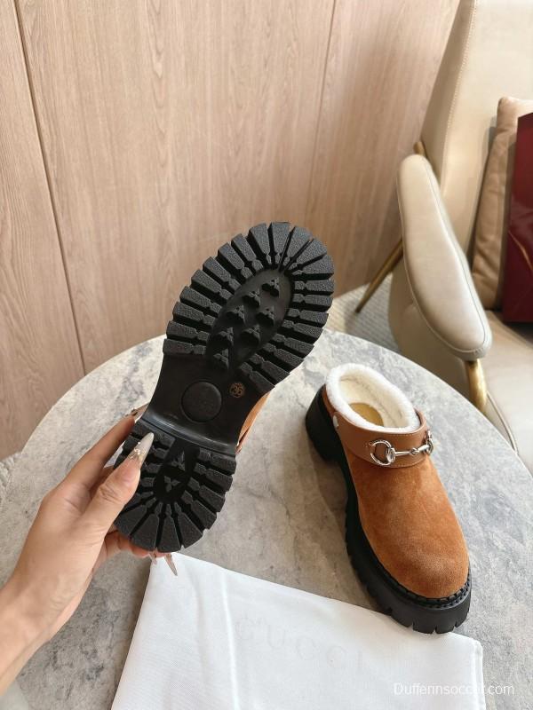 Gucci 2025 SS Mule Shoes with Horsebit Detail - LY00320