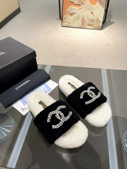 Chanel 2025 SS New Wool Slippers Soft Fine Wool - LY00280