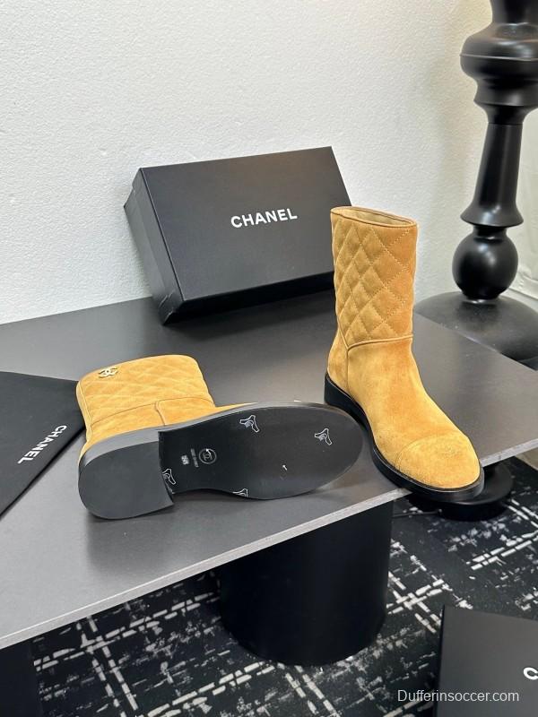 Chanel 2025 SS Short Boots Essential Fall Winter Item - LY00420