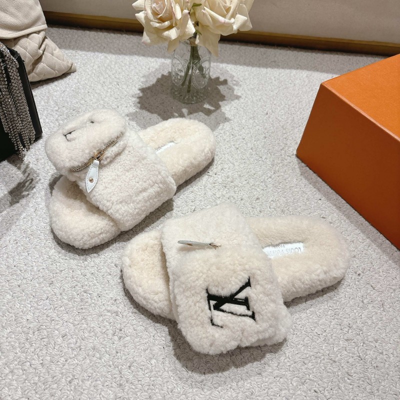 L牌 Wool Lazy Slippers - LY00260