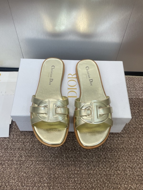 Dior D-Club Jelly Color Hollow Layered Cross-Strap Women Sandals - KFY00280