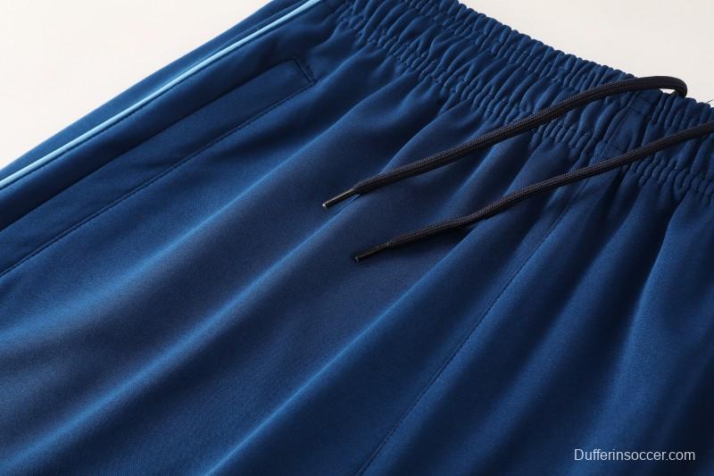 25/26  Adidas Navy Blue Full zipper Jacket Tracksuit+ long pants