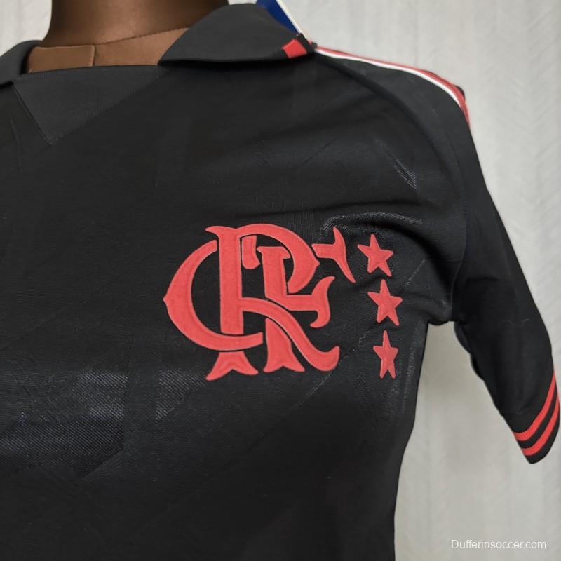 25/26 Women Flamenco Retro Black Jersey