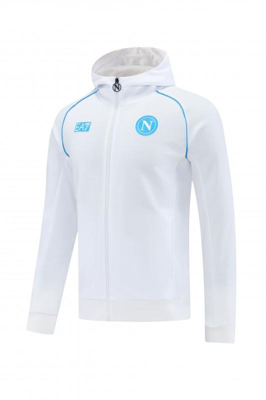 25/26 Napoli  White  Full zipper Jacket Tracksuit+ long pants