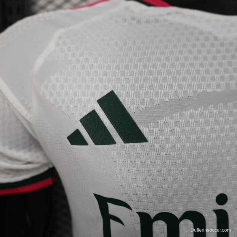 26/27 Player Version Real Madrid Home White Pink Black Jersey