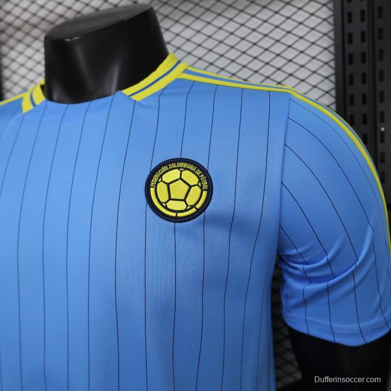 Player Version 2026 Colombia Blue Terrace Icons Jersey