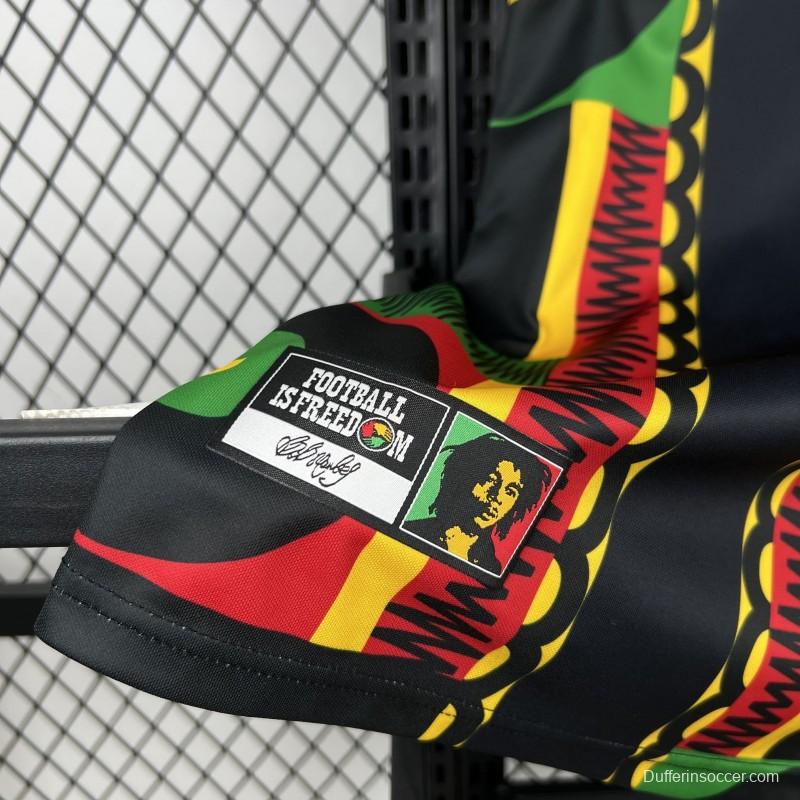 2026 Mens Jamaica X Bob Marley Travel Jersey