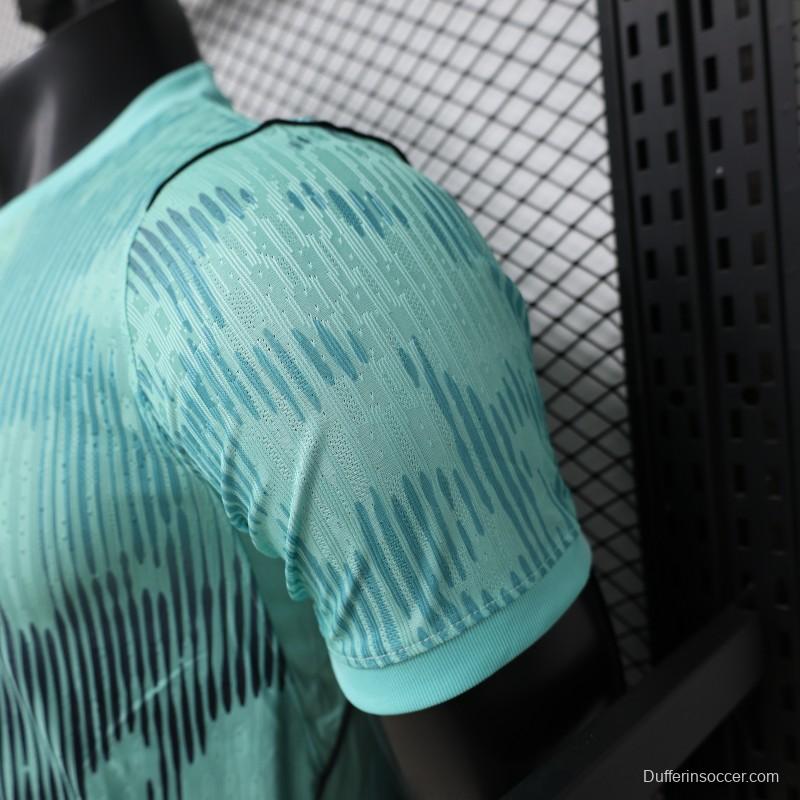 Player Version 26/27 Brazil Mint Green & Black Pattern Special Edition Jersey