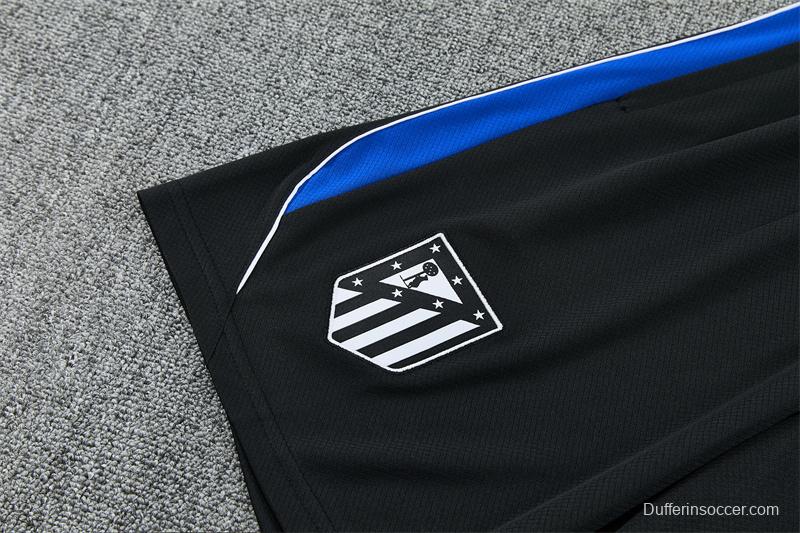 2026 Atletico Madrid Black Short Sleeve+Soccer Shorts