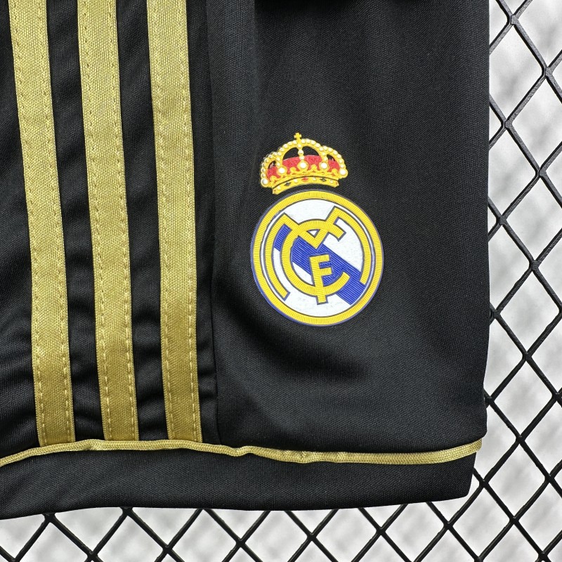 Retro Kids 11/12 Real Madrid Black Away Jersey