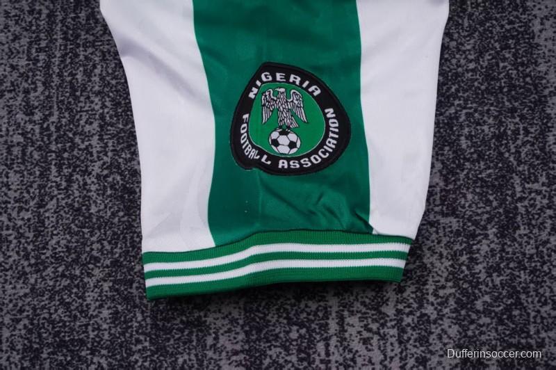 Retro Kids 1996  Nigeria Away White Jersey