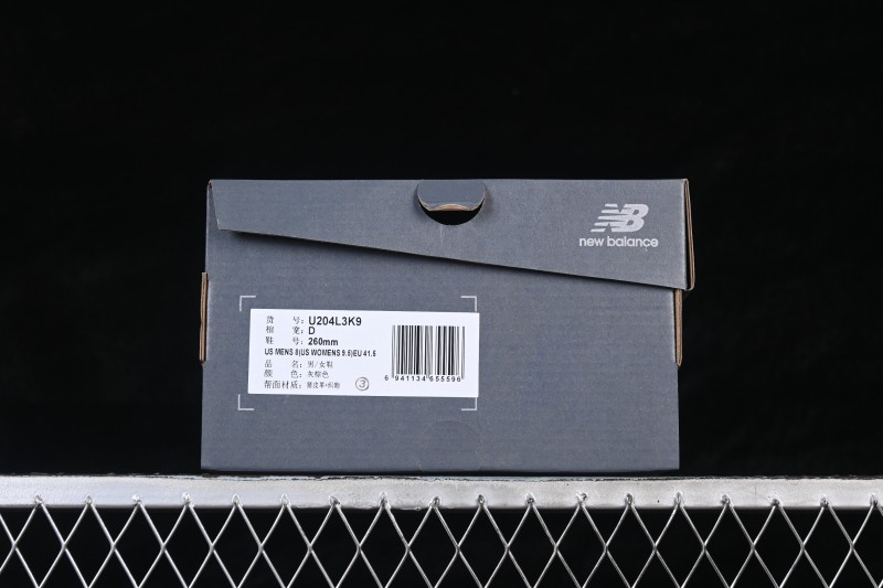 New Balance 204 Retro Running Shoes with Breathable Mesh Upper and Cushioned Sole - U204L3K9