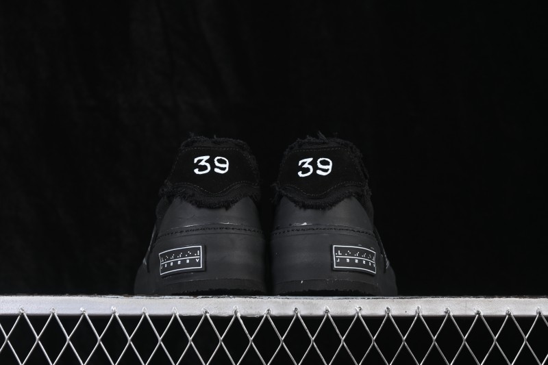 xVESSEL Wu Jianhao Unisex Low-Top Deconstructed Thick-Soled Shoes with Tweed Texture - S19X001B