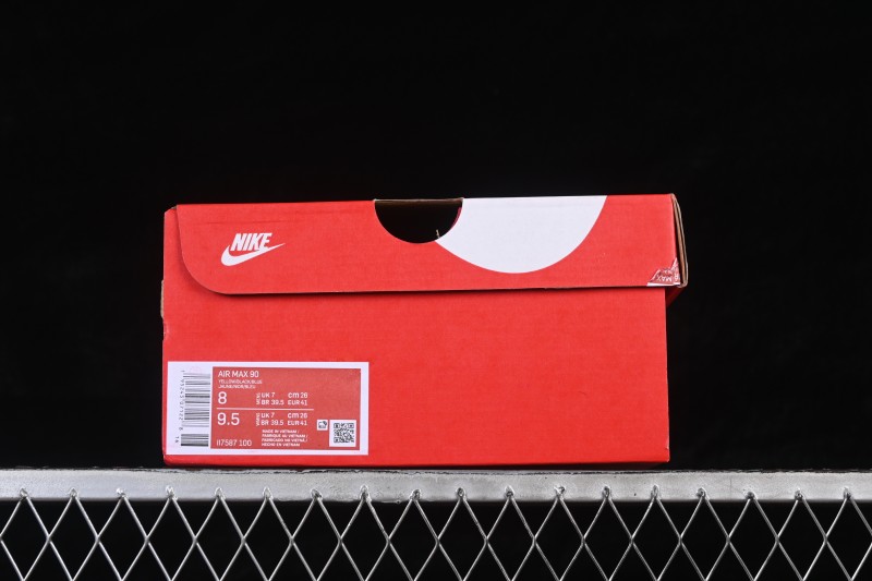 Nike Air Max 90 Retro Running Shoes with Air Cushioning - II7587-100