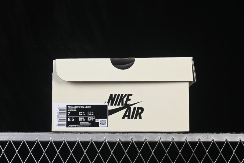 Nike Air Force 1 '07 Low Casual Sneakers with Green-Grey All-Over Print - DW8806-002