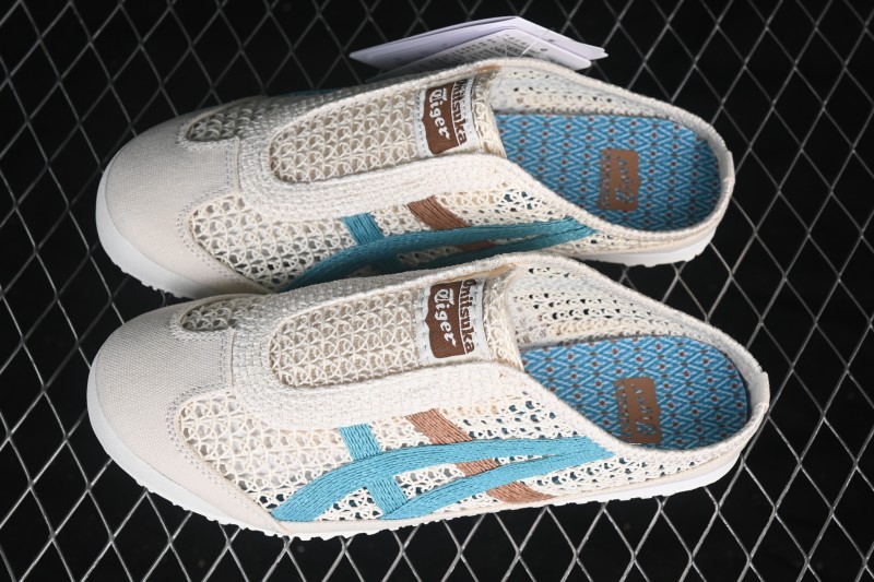Onitsuka Tiger Mexico 66 Sabot Breathable Mesh Slip-On Half-Shoe - 1183C208-100