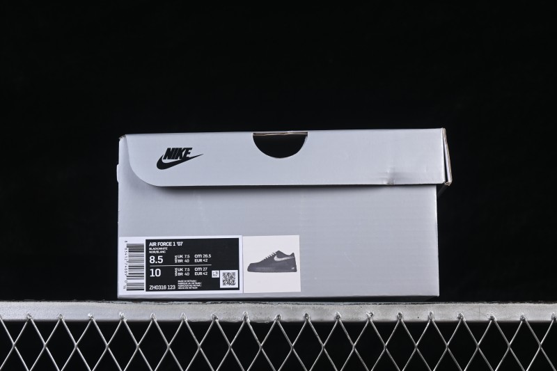 Nike Air Force 1 '07 Low Anime Theme Black Swoosh Skateboarding Shoes - ZH0316-123