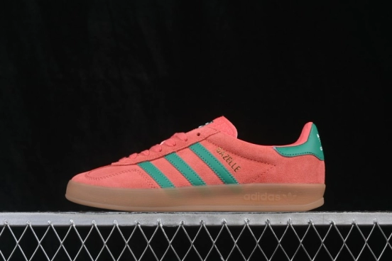 Adidas Originals Gazelle Indoor Retro Low-Top Casual Sneakers with Non-Slip and Abrasion-Resistant Sole - JH5407