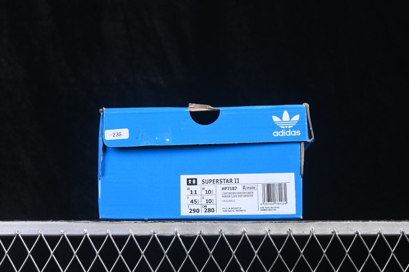 Adidas Originals Superstar II Shell Toe Casual Sneakers with Iconic Rubber Shell Toe - HP7187
