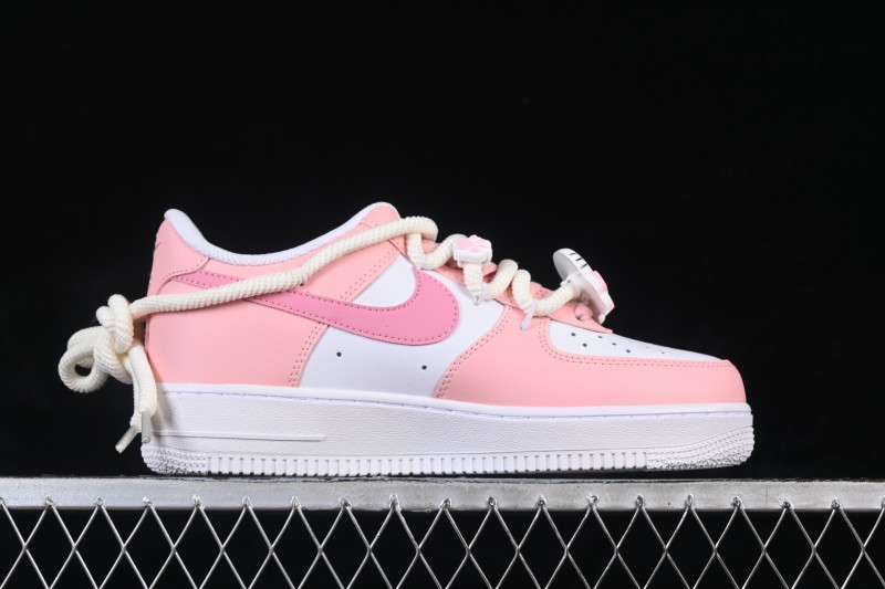 Nike Air Force 1 '07 Low Hello Kitty Pink White Casual Sneakers - YY2024-762
