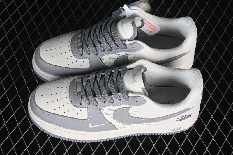 Nike Air Force 1 '07 Low Stussy Collaboration Casual Skateboarding Shoes - HH7518-082