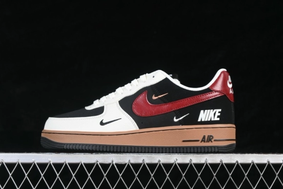 Nike Air Force 1 '07 Low Casual Sneakers with Color Blocking Design - IM3378-122
