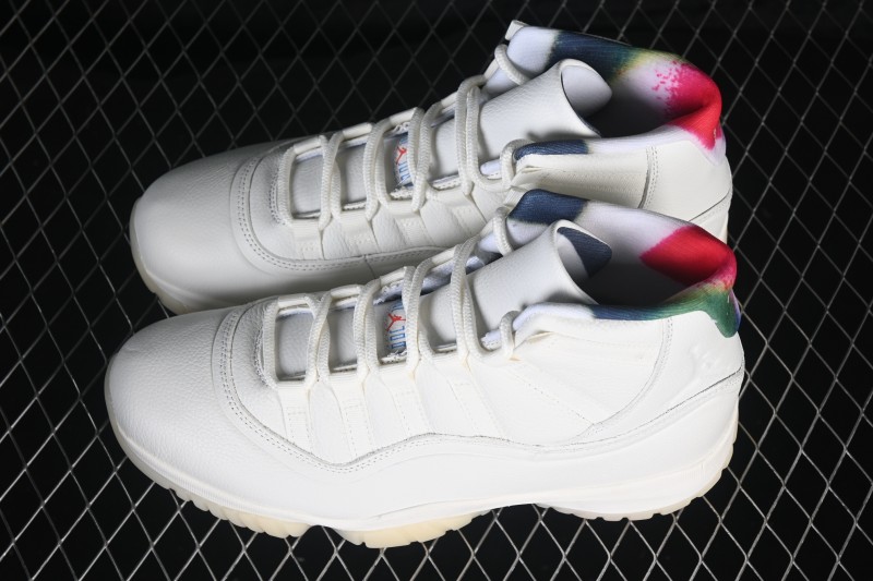 Nike Air Jordan 11 Retro '285' 30th Anniversary Basketball Shoes with Premium Leather Upper - IO8959-133