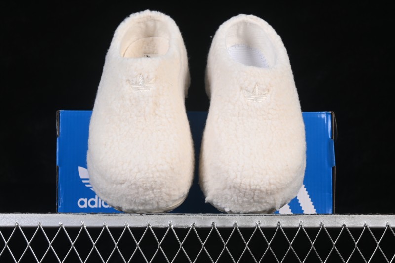 Adidas Originals AdiFOM Stan Mule JR7378 Felt Slip-On Casual Lifestyle Shoes - JR7378