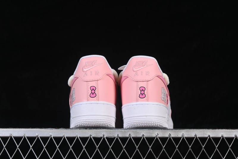 Nike Air Force 1 '07 Low Hello Kitty Pink White Casual Sneakers - YY2024-762