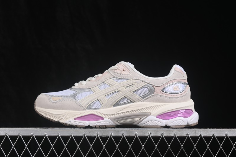 ASICS Gel-NYC 2.0 Running Shoes with Breathable Suede and Mesh Upper - 1203A895-101