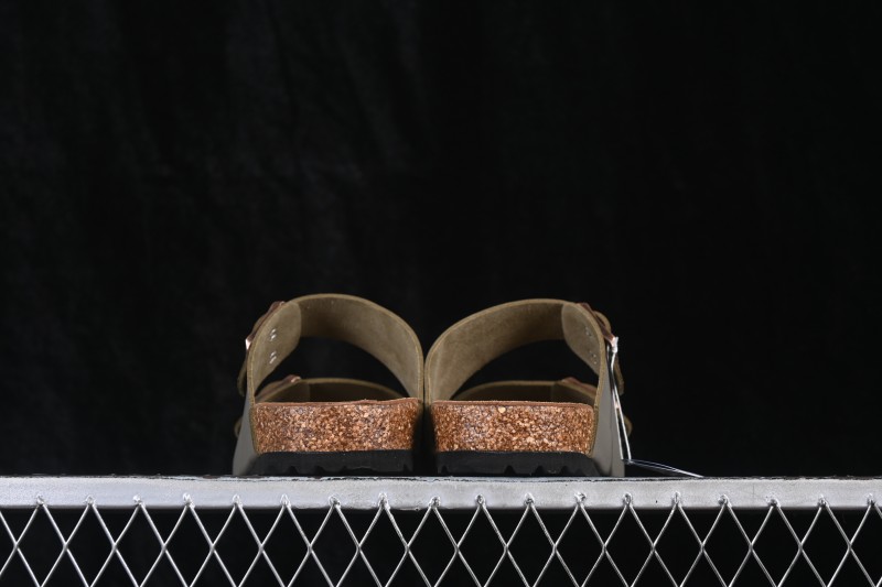 Birkenstock Arizona Soft Footbed Sandals with Shearling Lining and Cork-Latex Sole - 1010503