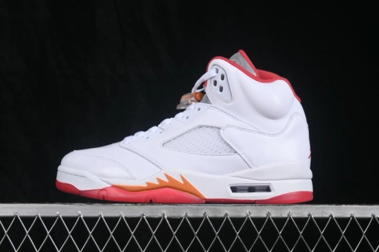 Air Jordan 5 Retro Sunset AJ5 White Orange Red IV5678-102