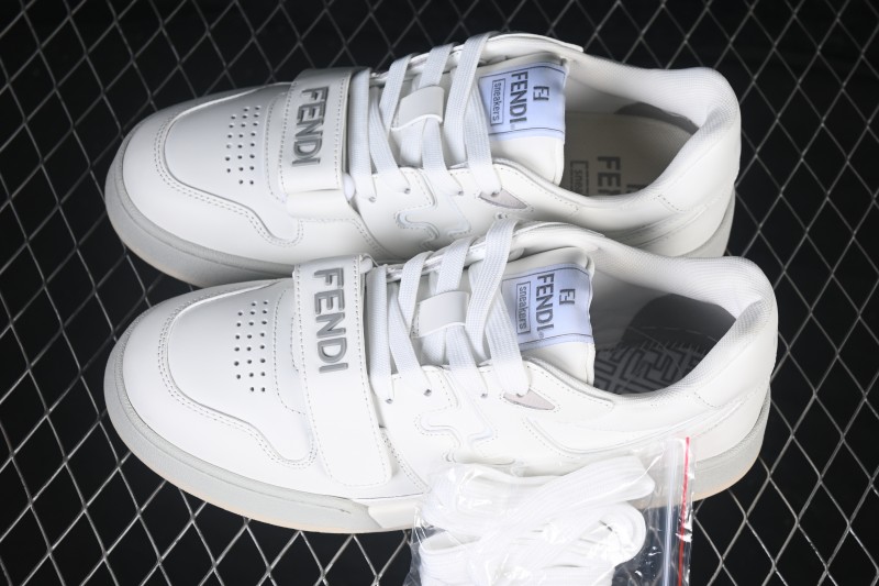 Fendi Match Round Toe Thick Sole Low-Top Casual Sneakers - AHH2F1FHS