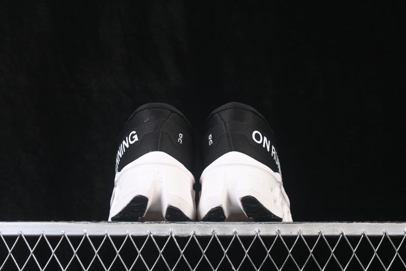 On Cloudmonster 3 Comfortable Anti-Slip Wear-Resistant Cushioned Running Shoes - 3MG10055668 Black White