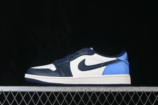 Nike Air Jordan 1 Low OG Obsidian Low-Top Cultural Basketball Shoes - CZ0790-400