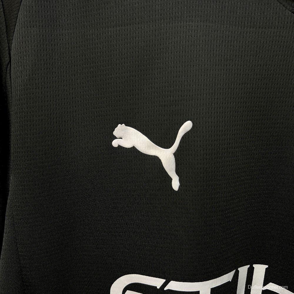 2025/26 Mens Manchester City Away Long Sleeve Jersey